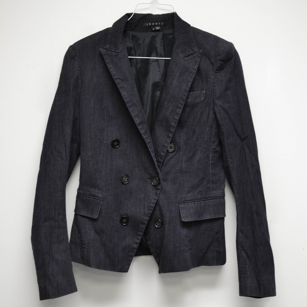 Theory Denim Blazer
